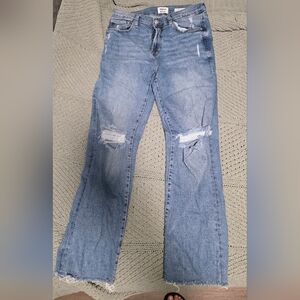 Classic Blue Straight Leg Women's Jeans